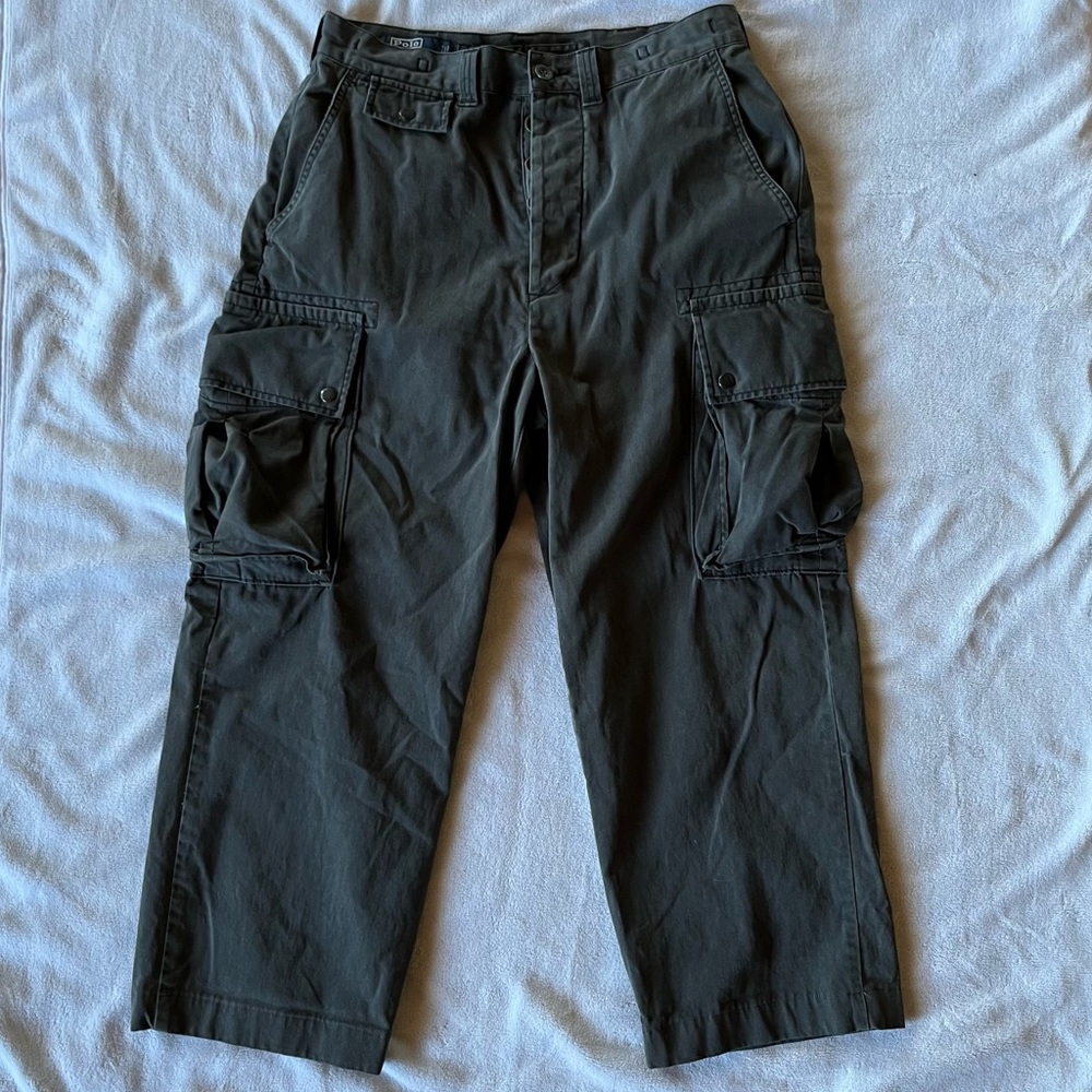 Vintage Polo Ralph Lauren Baggy/Wide Leg Cargo Pants - 33x30